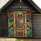 Sekhmet Quilt with Eye of Ra and Sacred Lion Symbol in Egyptian Healer