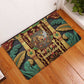 Sekhmet Rubber Doormat with Eye of Ra and Sacred Lion Symbol in Egyptian Healer