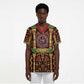 Sekhmet Scrub Top with Eye of Ra and Sacred Lion Symbol in Egyptian Healer