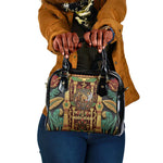 Sekhmet Shoulder Handbag with Eye of Ra and Sacred Lion Symbol in Egyptian Healer