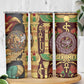Sekhmet Skinny Tumbler with Eye of Ra and Sacred Lion Symbol in Egyptian Healer