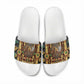 Sekhmet Slide Sandals with Eye of Ra and Sacred Lion Symbol in Egyptian Healer