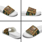 Sekhmet Slide Sandals with Eye of Ra and Sacred Lion Symbol in Egyptian Healer