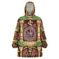 Sekhmet Wearable Blanket Hoodie with Eye of Ra and Sacred Lion Symbol in Egyptian Healer
