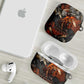 Menhit Egyptian AirPods Case Warrior Goddess Fiery Lion Eye Arrows and Blood Battle
