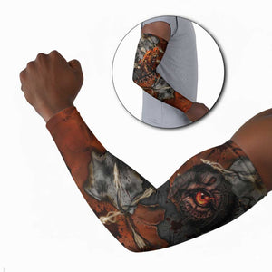 Menhit Egyptian Arm Sleeves Warrior Goddess Fiery Lion Eye Arrows and Blood Battle