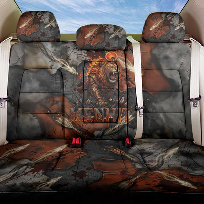 Menhit Egyptian Back Car Seat Cover Warrior Goddess Fiery Lion Eye Arrows and Blood Battle