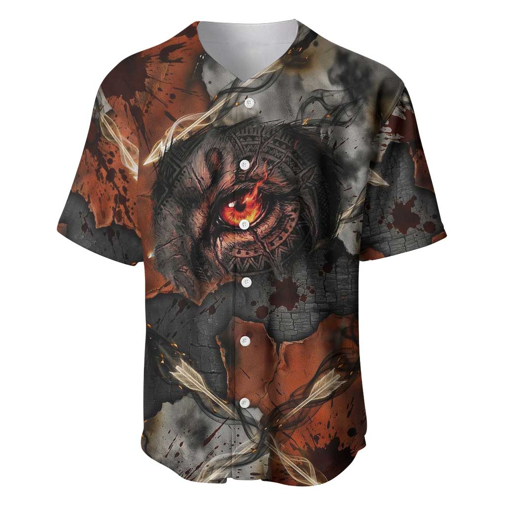 Menhit Egyptian Baseball Jersey Warrior Goddess Fiery Lion Eye Arrows and Blood Battle