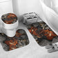 Menhit Egyptian Bathroom Set Warrior Goddess Fiery Lion Eye Arrows and Blood Battle