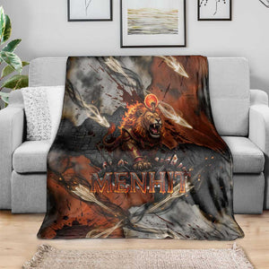 Menhit Egyptian Blanket Warrior Goddess Fiery Lion Eye Arrows and Blood Battle