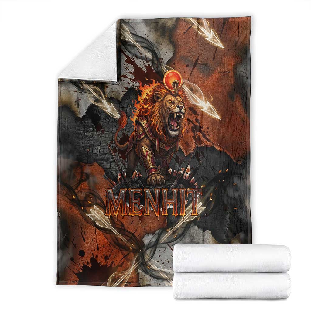 Menhit Egyptian Blanket Warrior Goddess Fiery Lion Eye Arrows and Blood Battle