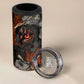 Menhit Egyptian 4 in 1 Can Cooler Tumbler Warrior Goddess Fiery Lion Eye Arrows and Blood Battle