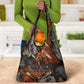 Menhit Egyptian Grocery Bag Warrior Goddess Fiery Lion Eye Arrows and Blood Battle