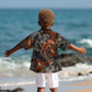Menhit Egyptian Kid Hawaiian Shirt Warrior Goddess Fiery Lion Eye Arrows and Blood Battle