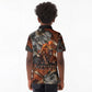 Menhit Egyptian Kid Polo Shirt Warrior Goddess Fiery Lion Eye Arrows and Blood Battle