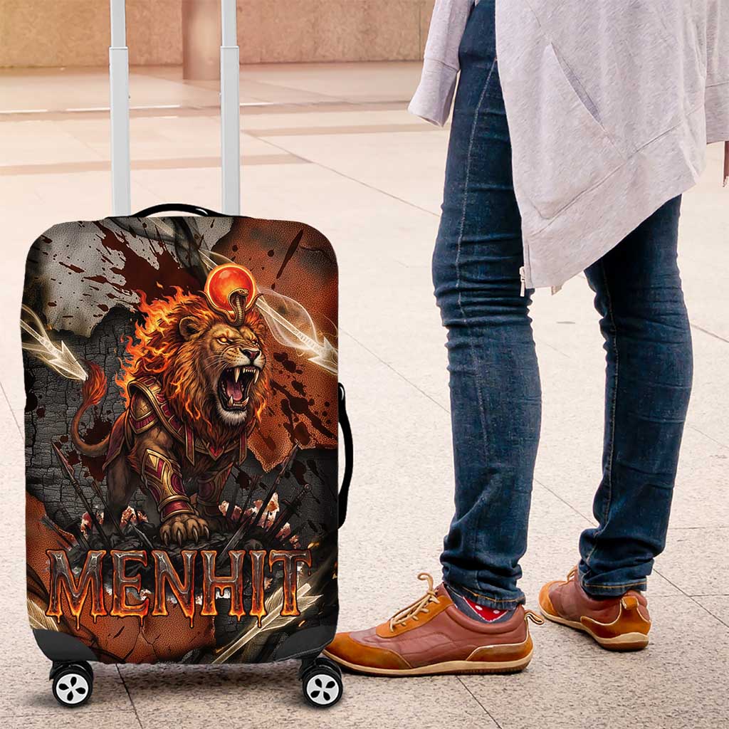 Menhit Egyptian Luggage Cover Warrior Goddess Fiery Lion Eye Arrows and ...