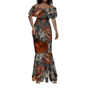 Menhit Egyptian Mermaid Dress Warrior Goddess Fiery Lion Eye Arrows and Blood Battle