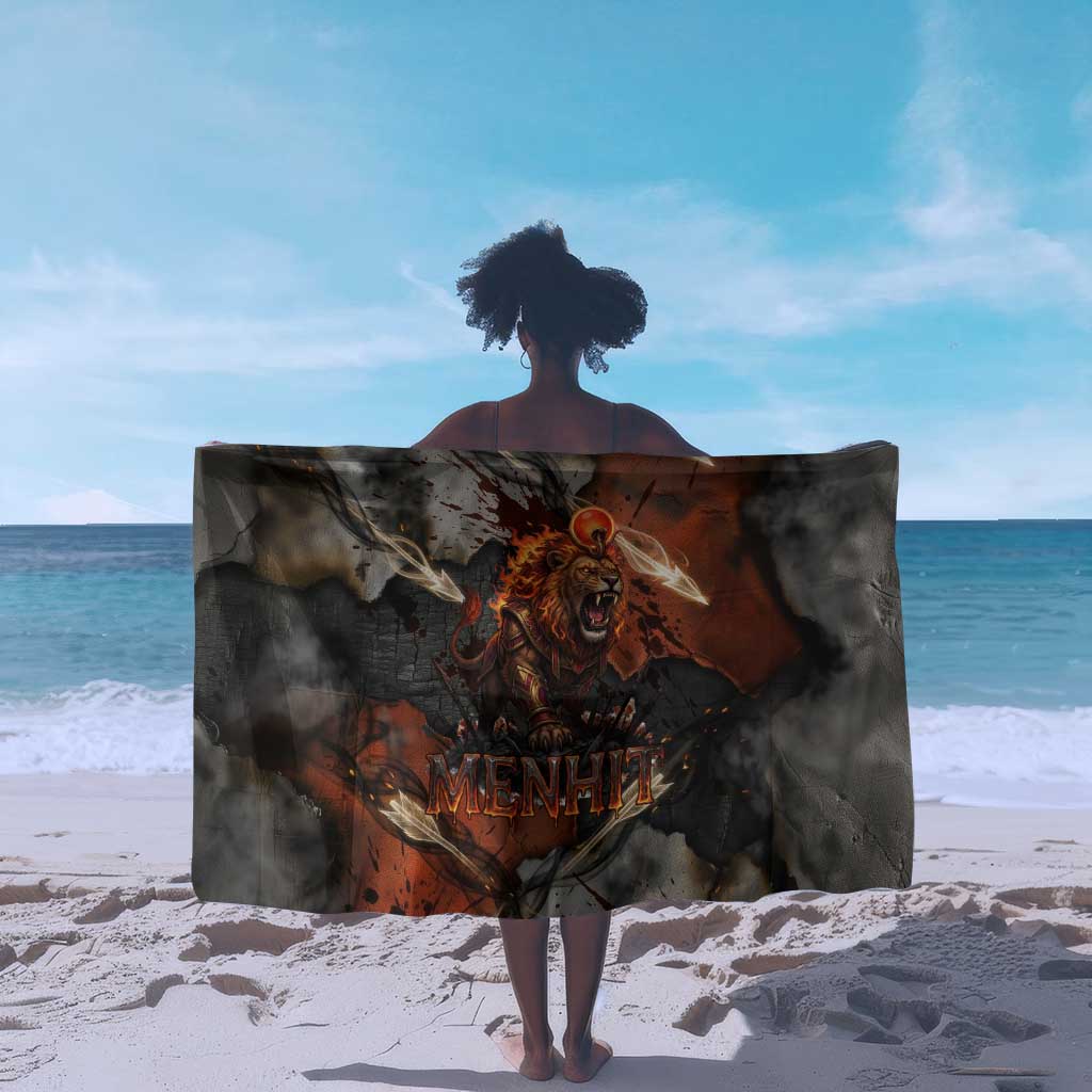Menhit Egyptian Sarong Warrior Goddess Fiery Lion Eye Arrows and Blood Battle