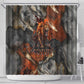 Menhit Egyptian Shower Curtain Warrior Goddess Fiery Lion Eye Arrows and Blood Battle