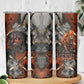 Menhit Egyptian Skinny Tumbler Warrior Goddess Fiery Lion Eye Arrows and Blood Battle