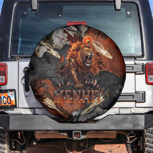 Menhit Egyptian Spare Tire Cover Warrior Goddess Fiery Lion Eye Arrows and Blood Battle