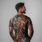 Menhit Egyptian T shirt Warrior Goddess Fiery Lion Eye Arrows and Blood Battle