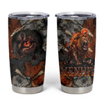 Menhit Egyptian Tumbler Cup Warrior Goddess Fiery Lion Eye Arrows and Blood Battle