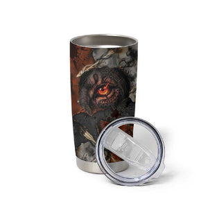 Menhit Egyptian Tumbler Cup Warrior Goddess Fiery Lion Eye Arrows and Blood Battle