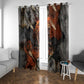 Menhit Egyptian Window Curtain Warrior Goddess Fiery Lion Eye Arrows and Blood Battle