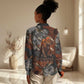 Menhit Egyptian Women Casual Shirt Warrior Goddess Fiery Lion Eye Arrows and Blood Battle