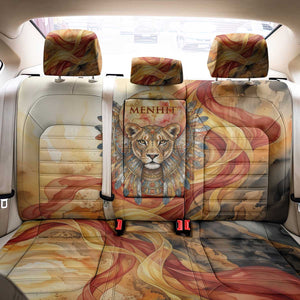 Menhit Back Car Seat Cover Lioness Warrior Goddess Uraeus Serpent Fire and Feathers Ancient Egyptian