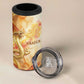 Menhit 4 in 1 Can Cooler Tumbler Lioness Warrior Goddess Uraeus Serpent Fire and Feathers Ancient Egyptian