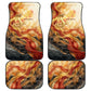 Menhit Car Mats Lioness Warrior Goddess Uraeus Serpent Fire and Feathers Ancient Egyptian