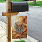 Menhit Garden Flag Lioness Warrior Goddess Uraeus Serpent Fire and Feathers Ancient Egyptian