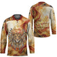 Menhit Hockey Jersey Lioness Warrior Goddess Uraeus Serpent Fire and Feathers Ancient Egyptian
