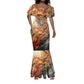 Menhit Mermaid Dress Lioness Warrior Goddess Uraeus Serpent Fire and Feathers Ancient Egyptian