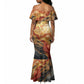 Menhit Mermaid Dress Lioness Warrior Goddess Uraeus Serpent Fire and Feathers Ancient Egyptian