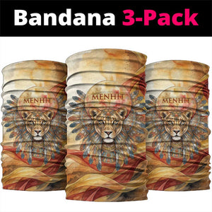 Menhit Neck Gaiter Lioness Warrior Goddess Uraeus Serpent Fire and Feathers Ancient Egyptian