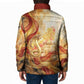Menhit Padded Jacket Lioness Warrior Goddess Uraeus Serpent Fire and Feathers Ancient Egyptian