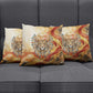 Menhit Pillow Cover Lioness Warrior Goddess Uraeus Serpent Fire and Feathers Ancient Egyptian