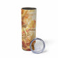 Menhit Skinny Tumbler Lioness Warrior Goddess Uraeus Serpent Fire and Feathers Ancient Egyptian