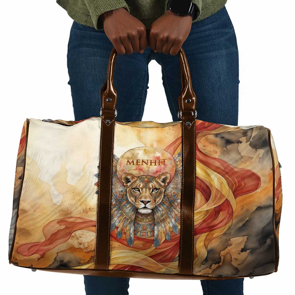 Menhit Travel Bag Lioness Warrior Goddess Uraeus Serpent Fire and ...