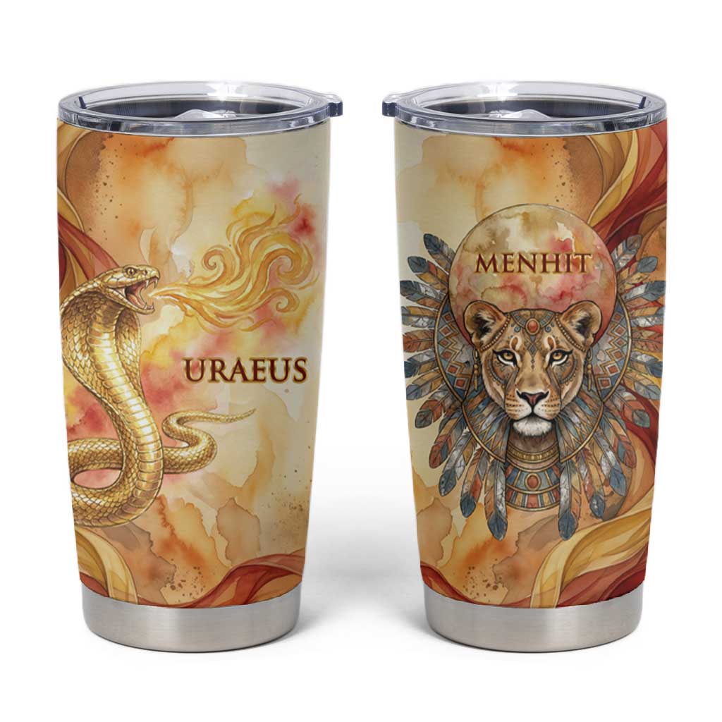 Menhit Tumbler Cup Lioness Warrior Goddess Uraeus Serpent Fire and ...