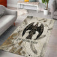 Mut Area Rug Vulture Queen Egyptian Mother Goddess Wings Feathers