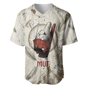 Mut Baseball Jersey Vulture Queen Egyptian Mother Goddess Wings Feathers