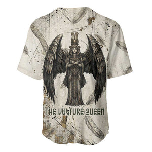 Mut Baseball Jersey Vulture Queen Egyptian Mother Goddess Wings Feathers