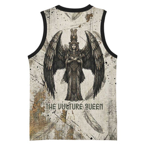 Mut Basketball Jersey Vulture Queen Egyptian Mother Goddess Wings Feathers