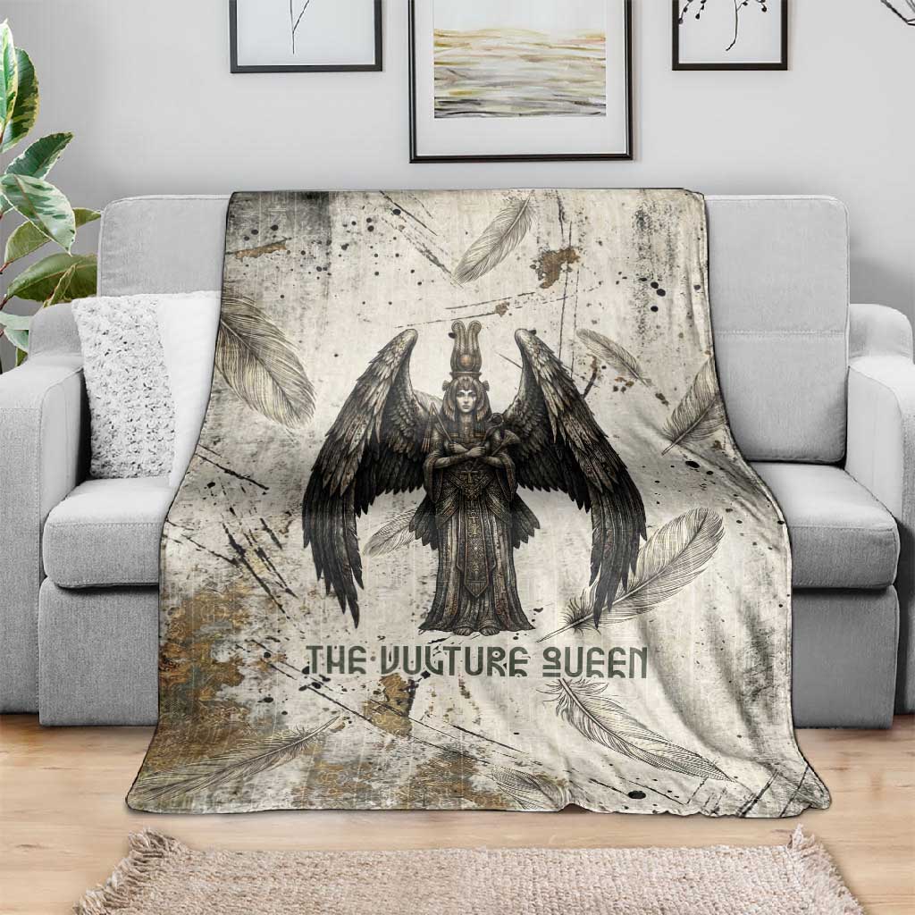 Mut Blanket Vulture Queen Egyptian Mother Goddess Wings Feathers