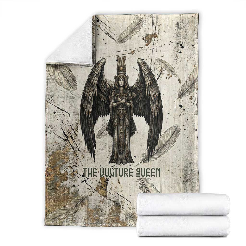 Mut Blanket Vulture Queen Egyptian Mother Goddess Wings Feathers