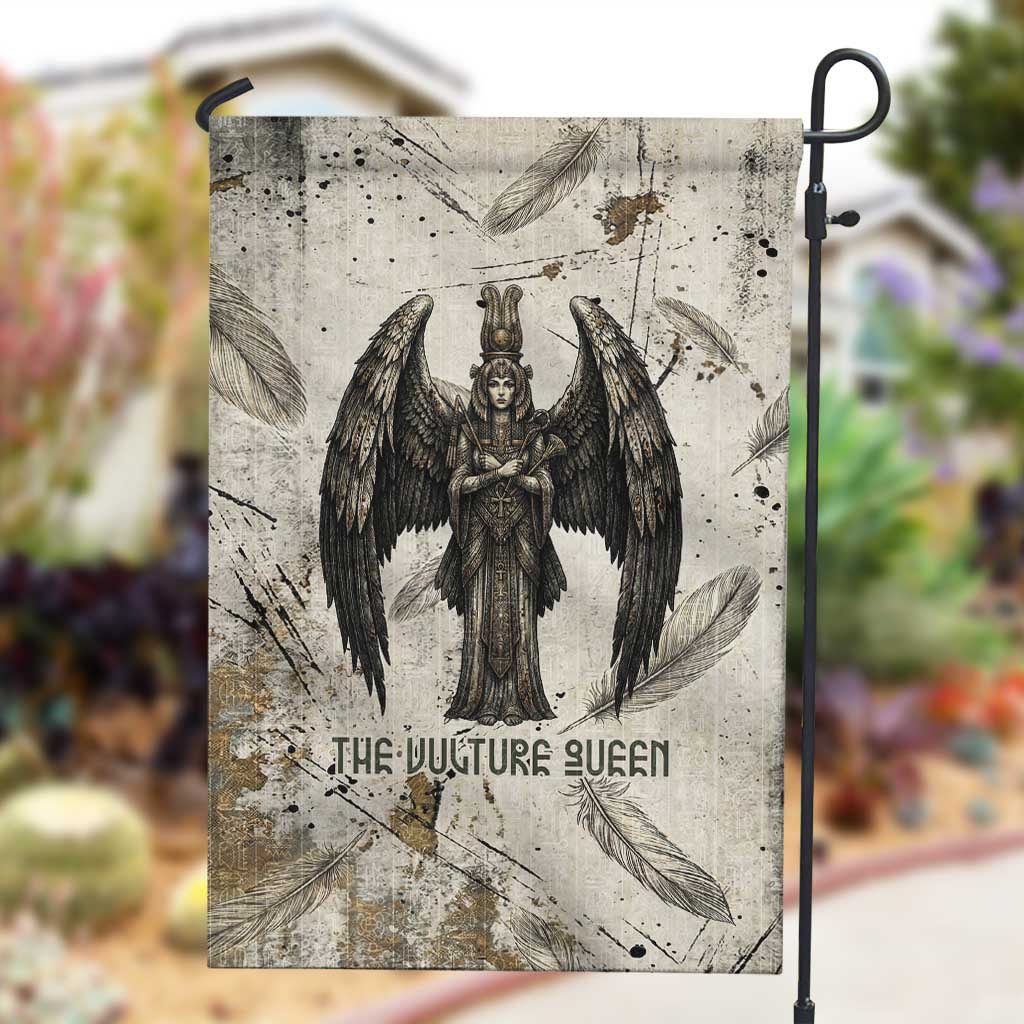 Mut Garden Flag Vulture Queen Egyptian Mother Goddess Wings Feathers